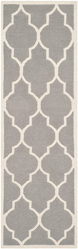 Safavieh Dhurries Dhu632B Grey / Ivory Rugs - Safavieh - dhu632b - 26