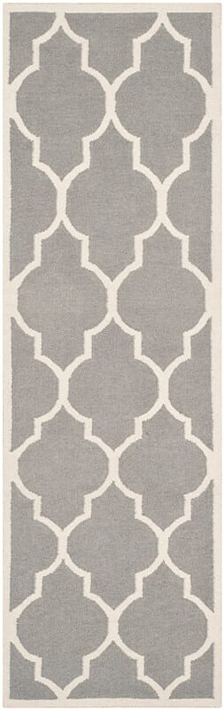 Safavieh Dhurries Dhu632B Grey / Ivory Rugs - Safavieh - dhu632b - 26