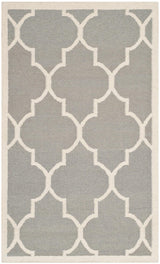 Safavieh Dhurries Dhu632B Grey / Ivory Rugs - Safavieh - dhu632b - 6r