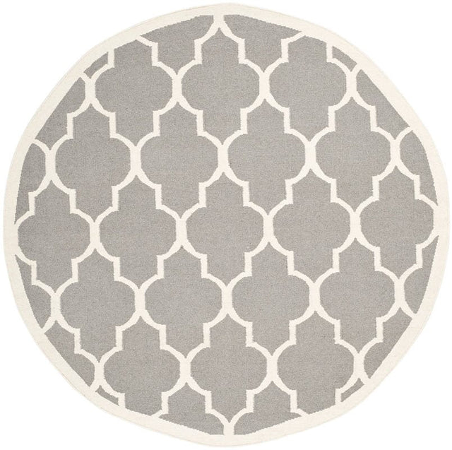 Safavieh Dhurries Dhu632B Grey / Ivory Rugs - Safavieh - dhu632b - 6r