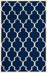 Safavieh Dhurries Dhu632D Navy / Ivory Rugs - Safavieh - dhu632d - 3