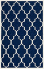 Safavieh Dhurries Dhu632D Navy / Ivory Rugs - Safavieh - dhu632d - 3