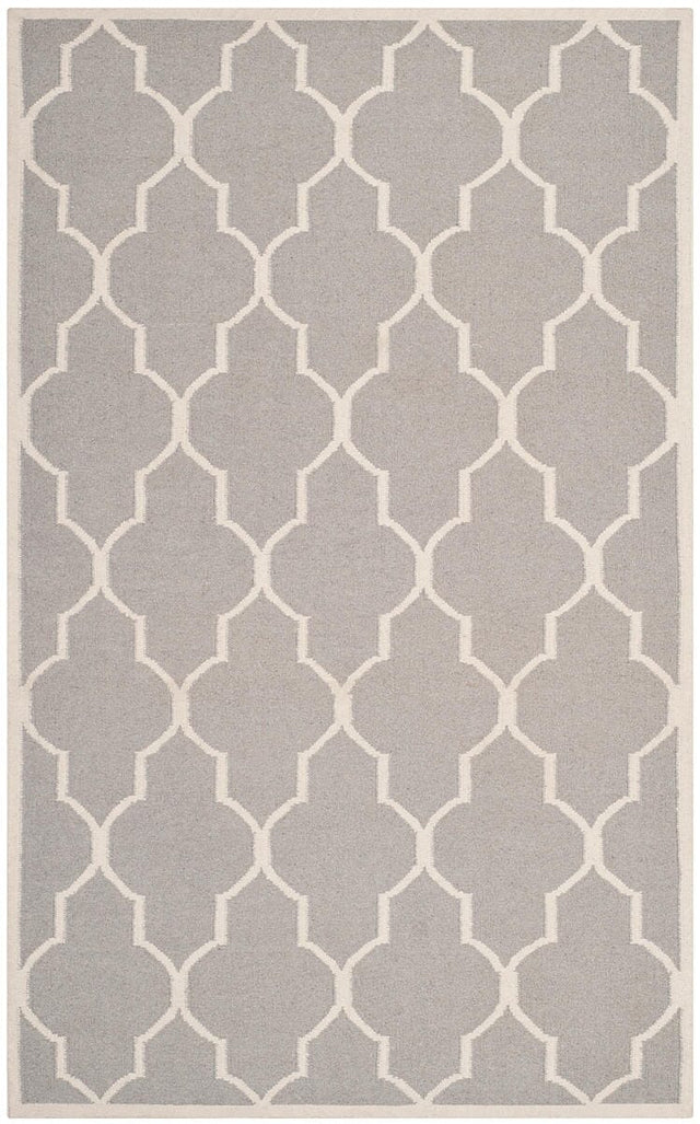 Safavieh Dhurries Dhu632G Dark Grey / Ivory Rugs - Safavieh - dhu632g - 3