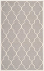 Safavieh Dhurries Dhu632G Dark Grey / Ivory Rugs - Safavieh - dhu632g - 3