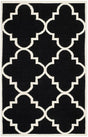 Safavieh Dhurries Dhu633A Black / Ivory Rugs - Safavieh - dhu633a - 3