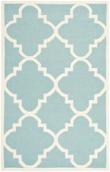 Safavieh Dhurries Dhu633C Light Blue / Ivory Rugs - Safavieh - dhu633c - 3