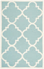 Safavieh Dhurries Dhu633C Light Blue / Ivory Rugs - Safavieh - dhu633c - 3