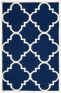 Safavieh Dhurries Dhu633D Navy / Ivory Rugs - Safavieh - dhu633d - 3