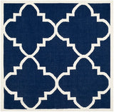 Safavieh Dhurries Dhu633D Navy / Ivory Rugs - Safavieh - dhu633d - 6sq