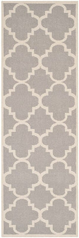 Safavieh Dhurries Dhu633G Dark Grey / Ivory Rugs - Safavieh - dhu633g - 26