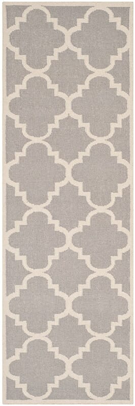 Safavieh Dhurries Dhu633G Dark Grey / Ivory Rugs - Safavieh - dhu633g - 26