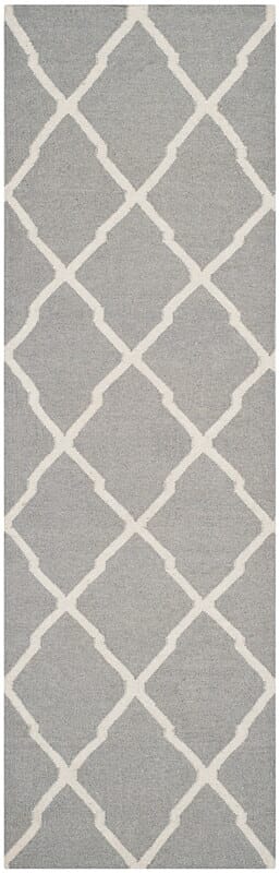 Safavieh Dhurries Dhu634B Grey / Ivory Rugs - Safavieh - dhu634b - 26