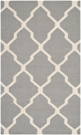 Safavieh Dhurries Dhu634B Grey / Ivory Rugs - Safavieh - dhu634b - 6r