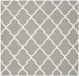 Safavieh Dhurries Dhu634B Grey / Ivory Rugs - Safavieh - dhu634b - 6sq