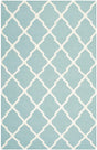 Safavieh Dhurries Dhu634C Light Blue / Ivory Rugs - Safavieh - dhu634c - 3