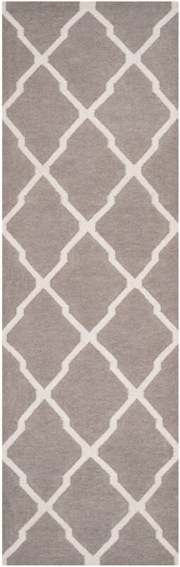 Safavieh Dhurries Dhu634G Dark Grey / Ivory Rugs - Safavieh - dhu634g - 26