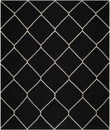 Safavieh Dhurries Dhu635A Black / Ivory Rugs - Safavieh - dhu635a - 6r