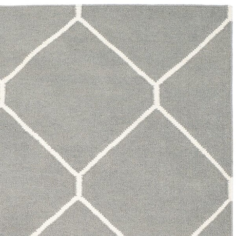 Safavieh Dhurries Dhu635B Grey / Ivory Rugs - Safavieh - dhu635b - 3