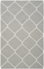 Safavieh Dhurries Dhu635B Grey / Ivory Rugs - Safavieh - dhu635b - 3