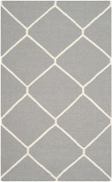 Safavieh Dhurries Dhu635B Grey / Ivory Rugs - Safavieh - dhu635b - 6r