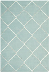 Safavieh Dhurries Dhu635C Light Blue / Ivory Rugs - Safavieh - dhu635c - 3