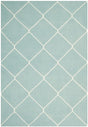 Safavieh Dhurries Dhu635C Light Blue / Ivory Rugs - Safavieh - dhu635c - 3