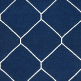 Safavieh Dhurries Dhu635D Navy / Ivory Rugs - Safavieh - dhu635d - 3