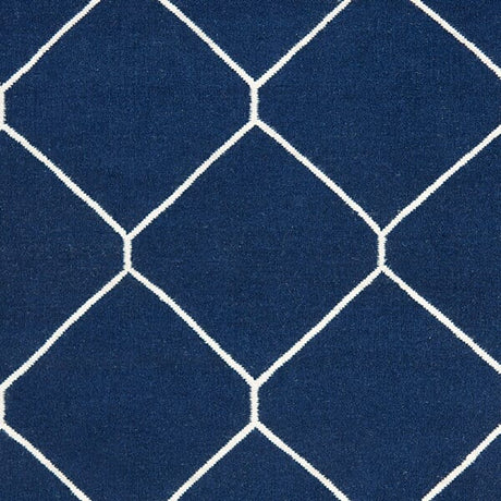 Safavieh Dhurries Dhu635D Navy / Ivory Rugs - Safavieh - dhu635d - 3