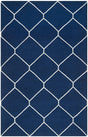 Safavieh Dhurries Dhu635D Navy / Ivory Rugs - Safavieh - dhu635d - 3