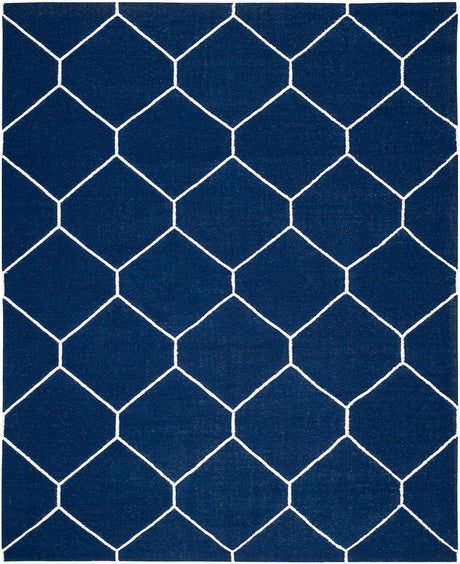 Safavieh Dhurries Dhu635D Navy / Ivory Rugs - Safavieh - dhu635d - 6r