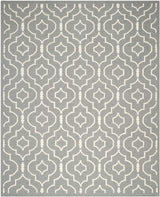 Safavieh Dhurries Dhu637B Grey / Ivory Rugs - Safavieh - dhu637b - 24