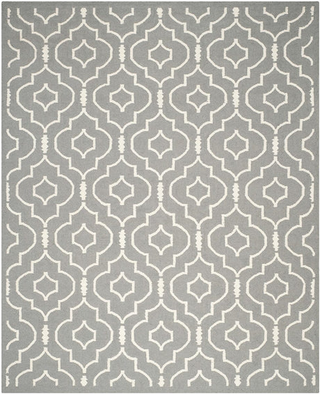 Safavieh Dhurries Dhu637B Grey / Ivory Rugs - Safavieh - dhu637b - 24