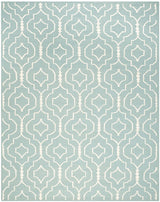 Safavieh Dhurries Dhu637C Light Blue / Ivory Rugs - Safavieh - dhu637c - 24