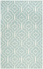 Safavieh Dhurries Dhu637C Light Blue / Ivory Rugs - Safavieh - dhu637c - 3