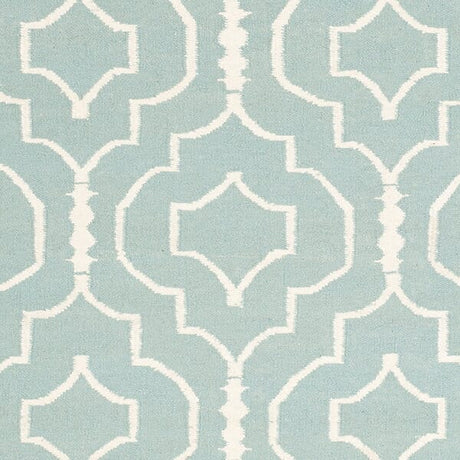 Safavieh Dhurries Dhu637C Light Blue / Ivory Rugs - Safavieh - dhu637c - 3