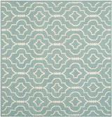 Safavieh Dhurries Dhu637C Light Blue / Ivory Rugs - Safavieh - dhu637c - 6sq