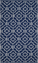 Safavieh Dhurries Dhu637D Navy / Ivory Rugs - Safavieh - dhu637d - 3