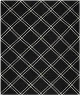 Safavieh Dhurries Dhu638A Black / Ivory Rugs - Safavieh - dhu638a - 3