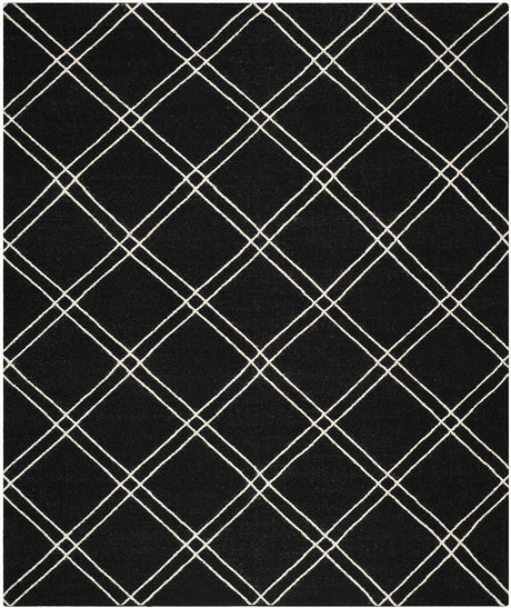 Safavieh Dhurries Dhu638A Black / Ivory Rugs - Safavieh - dhu638a - 3