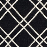 Safavieh Dhurries Dhu638A Black / Ivory Rugs - Safavieh - dhu638a - 3
