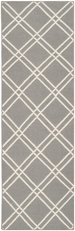 Safavieh Dhurries Dhu638B Grey / Ivory Rugs - Safavieh - dhu638b - 24