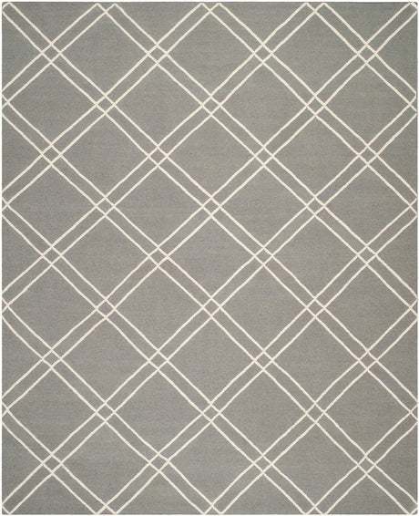 Safavieh Dhurries Dhu638B Grey / Ivory Rugs - Safavieh - dhu638b - 3