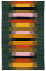 Safavieh Dhurries Dhu642Y Brown/Yellow Rug - Safavieh - dhu642y - 3