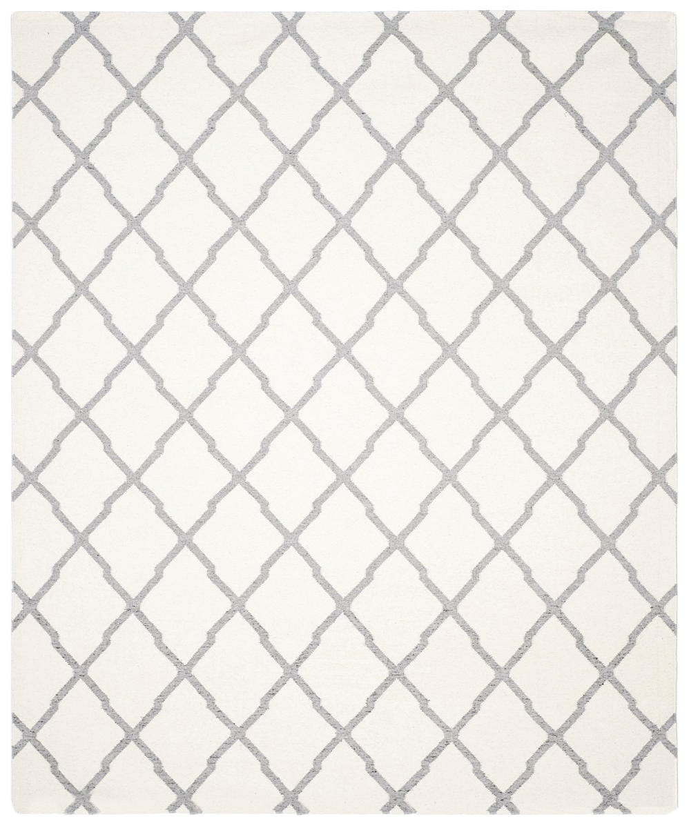 Safavieh Dhurries Dhu645A Ivory / Grey Rugs - Safavieh - dhu645a - 28