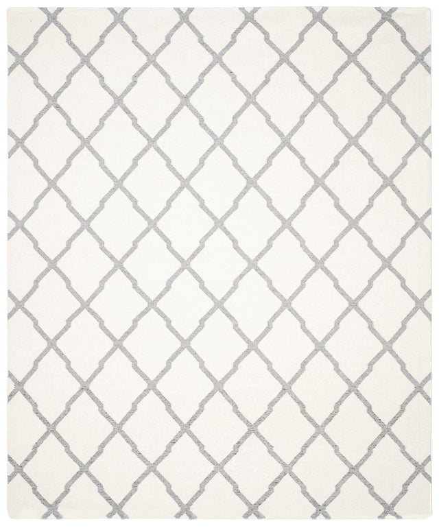 Safavieh Dhurries Dhu645A Ivory / Grey Rugs - Safavieh - dhu645a - 28