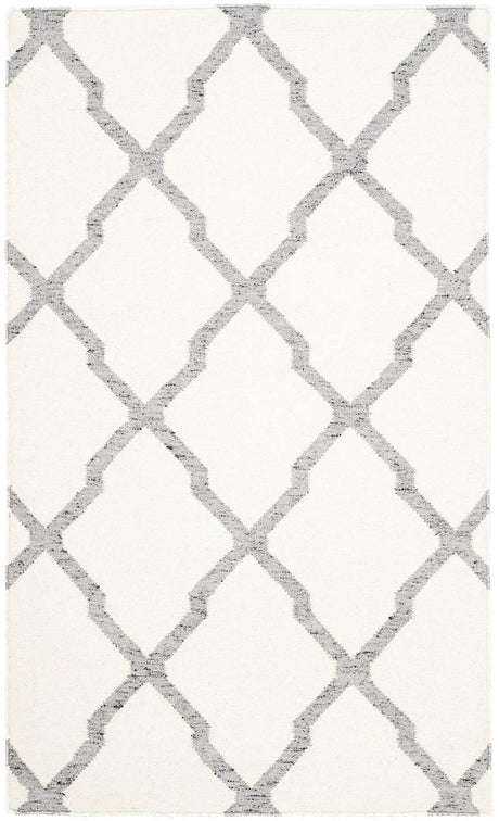 Safavieh Dhurries Dhu645A Ivory / Grey Rugs - Safavieh - dhu645a - 28