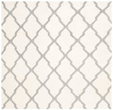 Safavieh Dhurries Dhu645A Ivory / Grey Rugs - Safavieh - dhu645a - 6sq