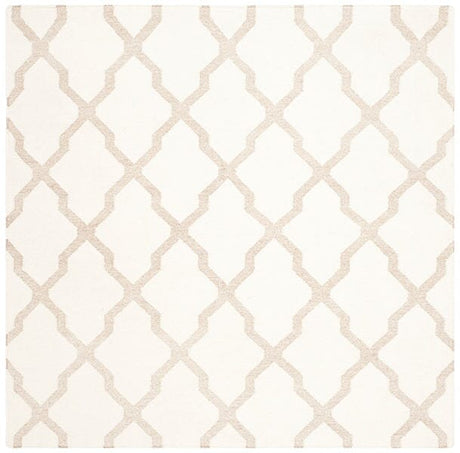 Safavieh Dhurries Dhu645C Ivory / Camel Rugs - Safavieh - dhu645c - 6sq