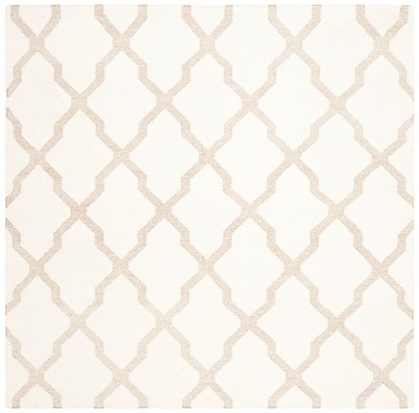 Safavieh Dhurries Dhu645C Ivory / Camel Rugs - Safavieh - dhu645c - 6sq