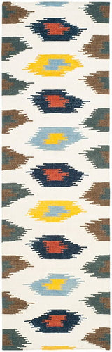 Safavieh Dhurries Dhu648A Ivory / Multi Rugs - Safavieh - dhu648a - 28